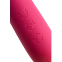 Вакуум-волновой стимулятор клитора Satisfyer Dual Love Connect App, силикон, красный, 16 см.