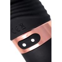Нереалистичный вибратор WANAME D-SPLASH HURRICANE, силикон, черный, 22,5 см