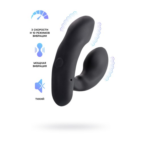 Стимулятор простаты LOVENSE Edge, силикон, черный, 11,4 см