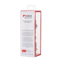 Насадка KOKOS  с дополнительной стимуляцией, реалистичная,TPE, телесный, 12.7 см