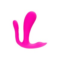 Вибратор для ношения с двойной стимуляцией Satisfyer Top Secret+ Connect App, розовый, 11 см