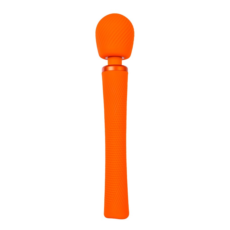 Изображение Fun Factory, Германия Вибромассажер Fun Factory VIM VIBRATING WAND, силикон, оранжевый, 31,3 см