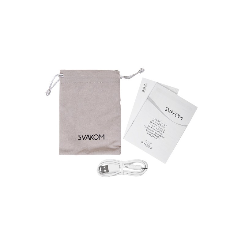 Стимулятор простаты Svakom Vick Neo, силикон, чёрный, 10 см