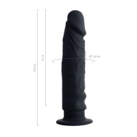Фаллоимитатор POPO Pleasure by TOYFA Lupi, силикон, черный, 12 см