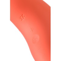 Вакуум-волновой стимулятор клитора Satisfyer Magnetic Deep Pulse, силикон, абрикосовый, 11,6 см