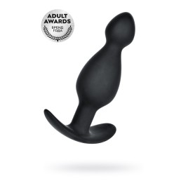 Анальная пробка A-Toys by TOYFA Veres, размер M, силикон, черная, 11,5 см