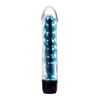 Вибратор TOYFA Trio Vibe, TPE, голубой, 15,5 см