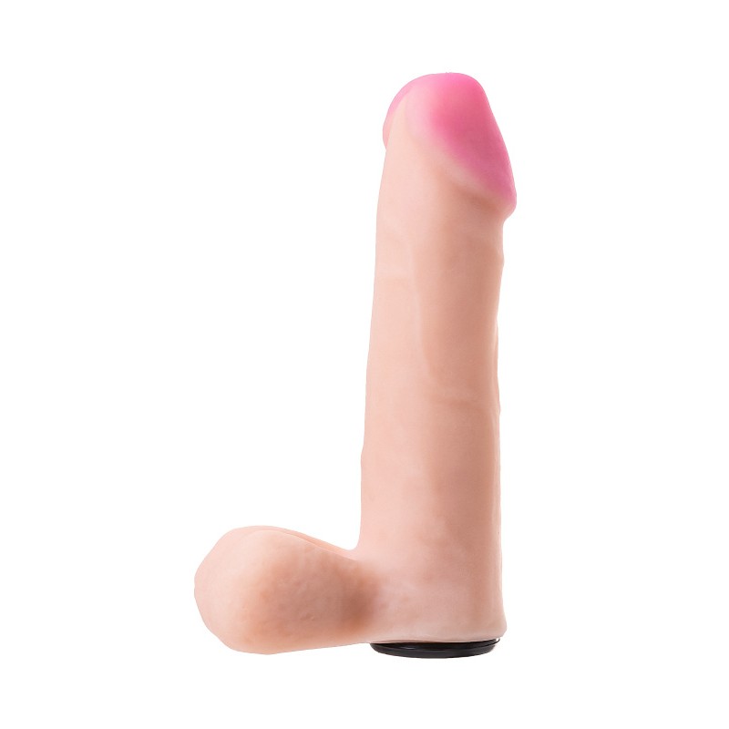 Страпон на креплении RealStick Strap-On Hunter, TPR, телесный, 14,5 см