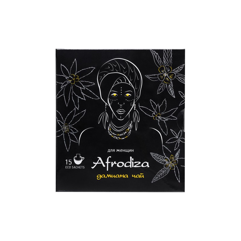 Чай Afrodiza, «Дамиана чай», 75 г, 15 шт.