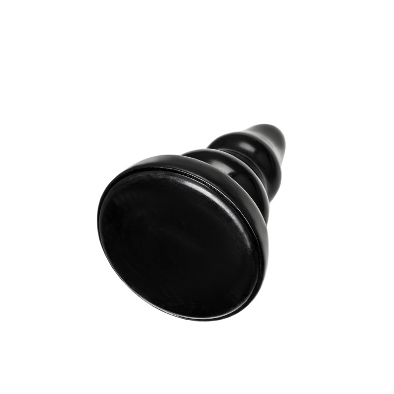 Анальная втулка TOYFA POPO Pleasure Monoceros, PVC, черная, 15 см, Ø 7 см