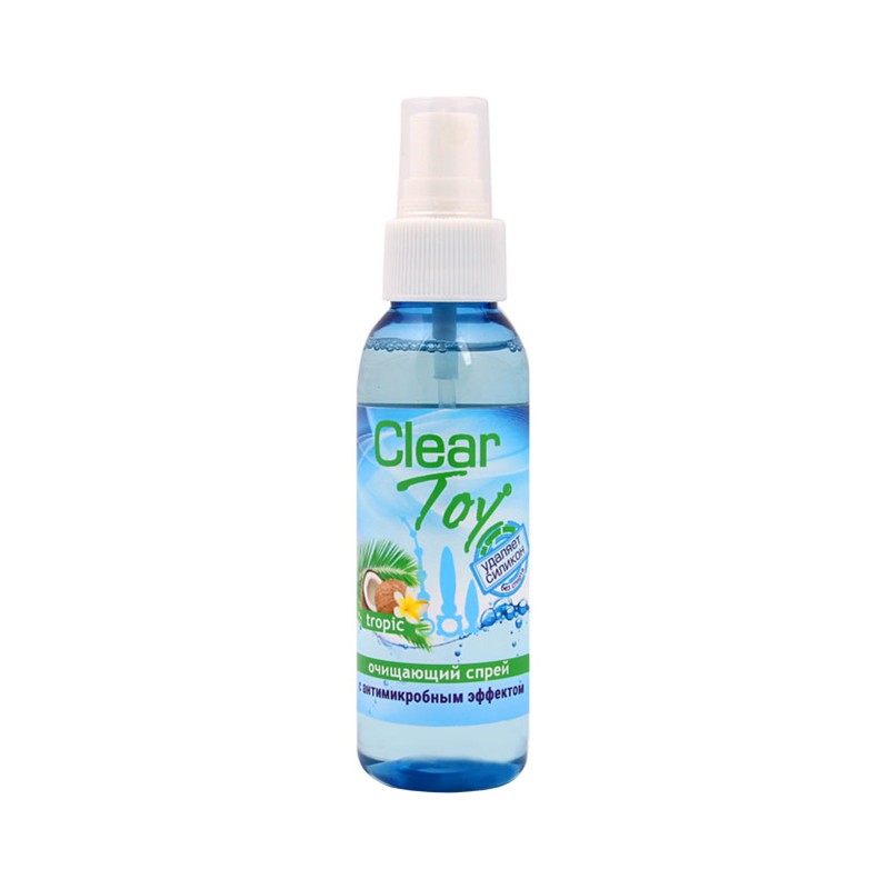 Очищающий спрей  "CLEAR TOY TROPIC" с антимикробным эффектом, 100 мл