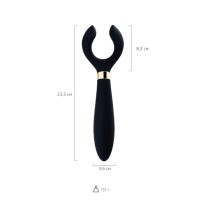 Многофункциональный стимулятор для пар Satisfyer Endless Fun, силикон, чёрный, 23,5 см.