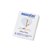 Презервативы Masculan, ultra 2, особо тонкие, 19 см, 5,3 см, 3 шт.( Ultra Fine № 3)