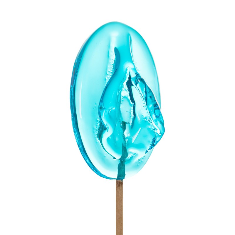 Леденец Sosuчki «Вагинка Blue Curacao», голубая, 50 гр.