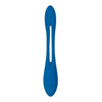 Гибкий вибратор с фиксацией формы Satisfyer Elastic Game, синий, 20 см