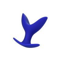 Расширяющая анальная втулка ToDo by Toyfa Bloom, силикон, синяя, 9 см, Ø 6,5 см