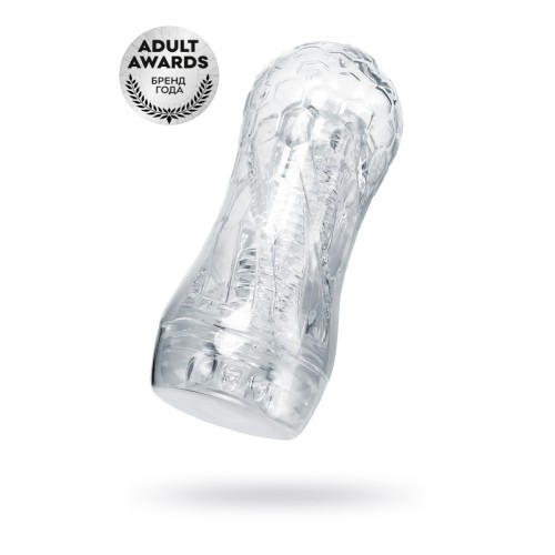 Мастурбатор A-Toys by TOYFA Nettl, ABS пластик, прозрачный 18,5 см