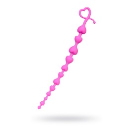 Анальная цепочка ToDo by Toyfa Long Sweety, силикон, розовая, 34 см, Ø 2,7 см