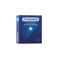 Презервативы Torex, классические, латекс, 19 см, 5,5 см, 3 шт.