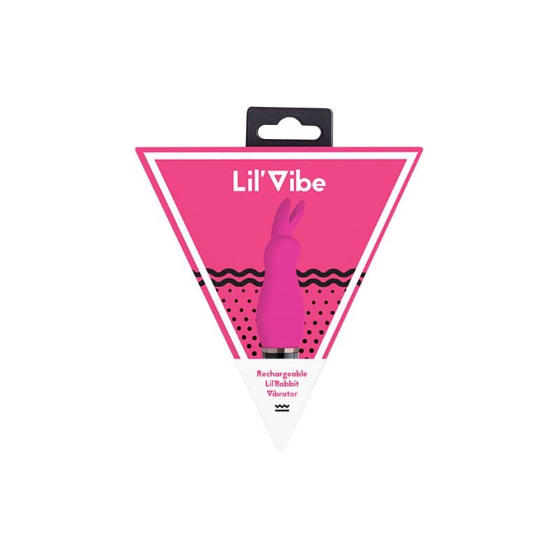 Вибратор с клиторальным стимулятором Lil'Vibe, силикон, розовый, 13 см