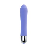 Вибратор с клиторальной стимуляцией Flovetta CROCUS, силикон, фиолетовый, 17,5 см