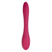 Многофункциональный вибратор L'EROINA Caberna, силикон, бордовый, 20 см