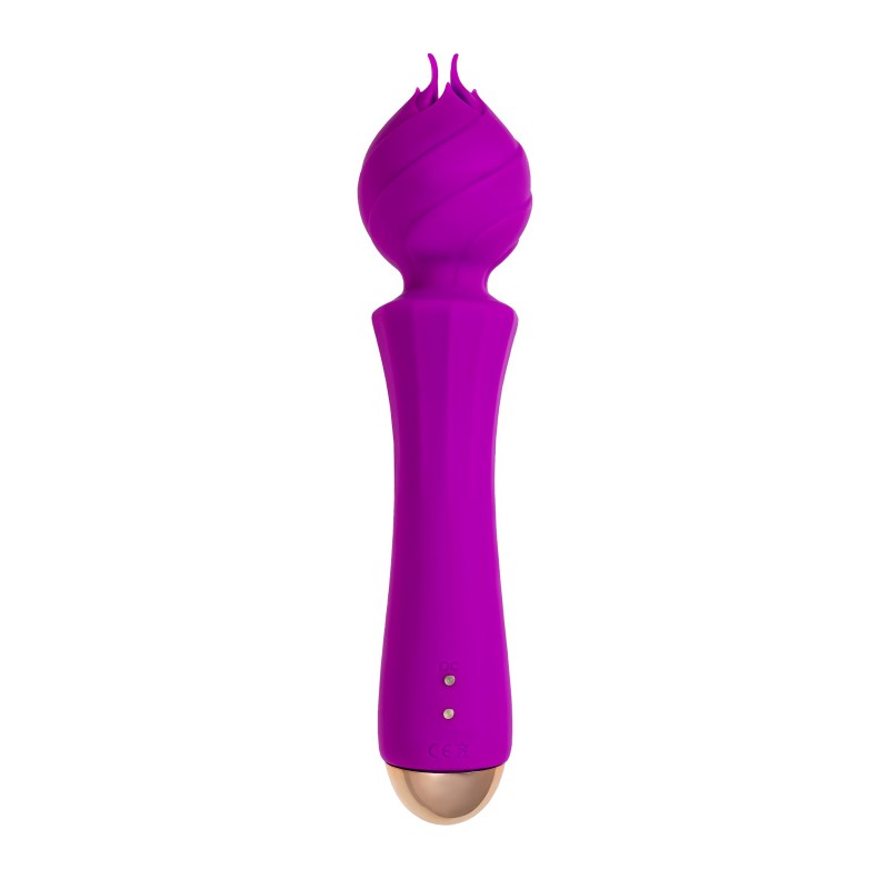 Вибратор Flovetta HYACINTH, силикон, фиолетовый, 21,5 см