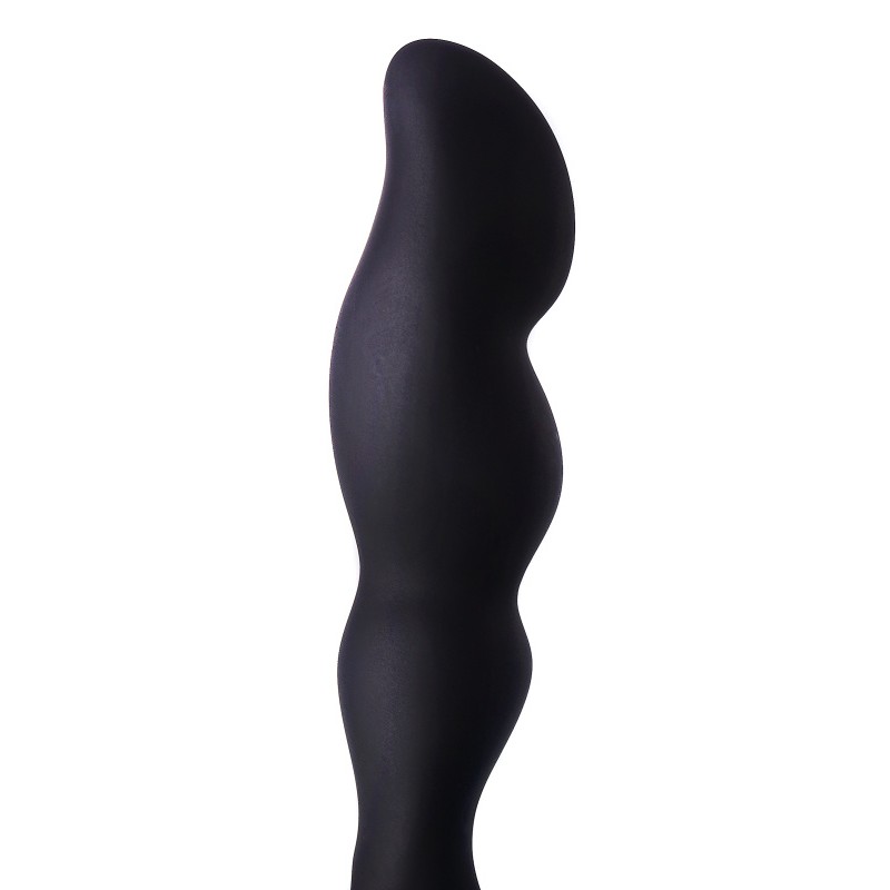 Стимулятор простаты Erotist Second, силикон, черный, 14 см
