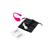 Виброяйцо LOVENSE Lush 3, силикон, розовый, 18 см