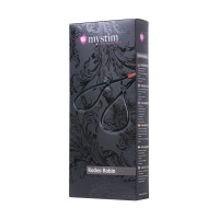 Лассо для пениса Mystim Rodeo Robin, электростимуляция, силикон, черный, 42см