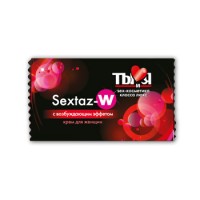 Крем возбуждающий Sextaz-W для женщин, 1,5 г, 20 шт. в упаковке