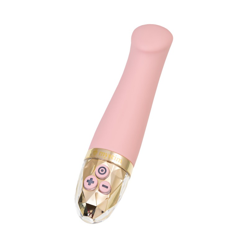 Вибратор Mystim Right on Ron силикон, розовый, 16,5 см