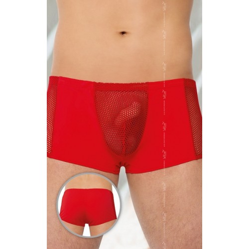 Шорты мужские с сеткой SoftLine Collection, красный, XL