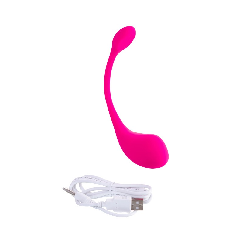 Виброяйцо LOVENSE Lush 2, силикон, розовый, 18 см