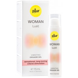 Гель Pjur Woman Lust с эффектом вибрации со вкусом клубники 15 мл