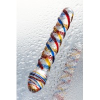 Фото Sexus Glass Двусторонний фаллоимитатор Sexus Glass, стекло, прозрачный, 19,5 см