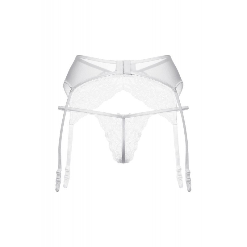 Фото SoftLine Collection, Польша Пояс для чулок и стринги кружевные SoftLine Collection, белый, M/L
