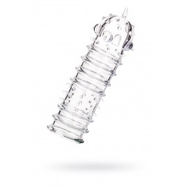 Насадка на пенис A-Toys by TOYFA Tark, TPR, прозрачный, 15,3 см