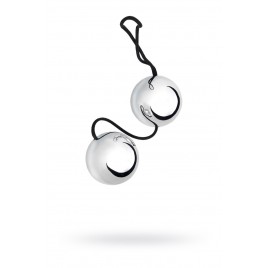 Вагинальные шарики TOYFA Basic, ABS пластик, серебристый, 20,5 см,Ø 3,5 см