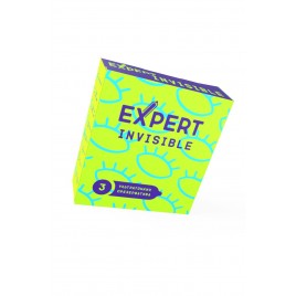 Презервативы EXPERT Invisible, ультратонкие, 3шт