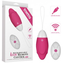 Рельефное виброяйцо с пультом дистанционного управления Ijoy Wireless Remote Control Rechargeable Egg