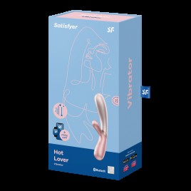 Вибромассажер Satisfyer Hot Lover с возможностью управления через приложение - розовый