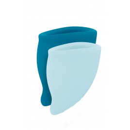 Набор менструальных чаш Fun Cup Explore Kit (бирюзовый)