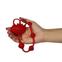 Универсальный силиконовый стимулятор красный Silicone Frog