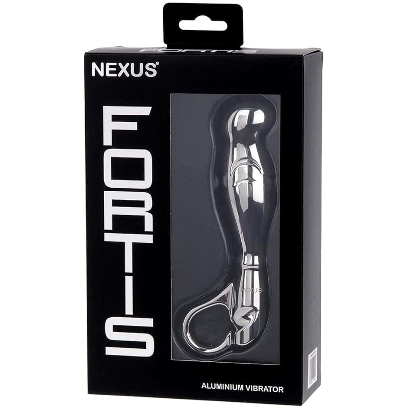 Металлический вибромассажер для простаты и точки G Nexus Fortis
