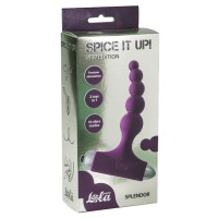 Анальная пробка с вибрацией Spice It Up New Edition Splendor фиолетовая