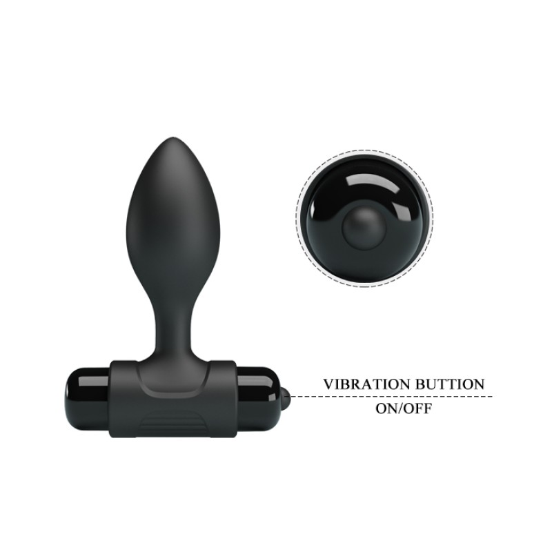 Анальная втулка с вибрацией Pretty Love Vibra Butt Plug
