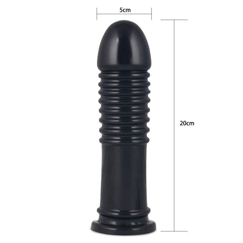 Черный фаллоимитатор King-Sized Anal Bumper 20 см