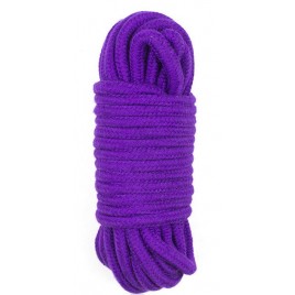 Верёвка для бондажа фиолетовая 10 м