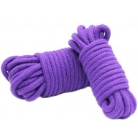 Верёвка для бондажа фиолетовая 10 м
